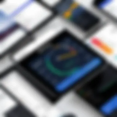 Diverse Mileage Tracking Solutions A collage of popular mileage tracking apps