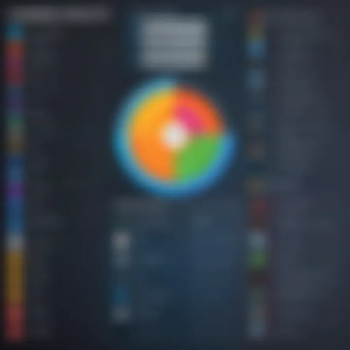 Comparison chart illustrating functionalities of different gaming editing software.