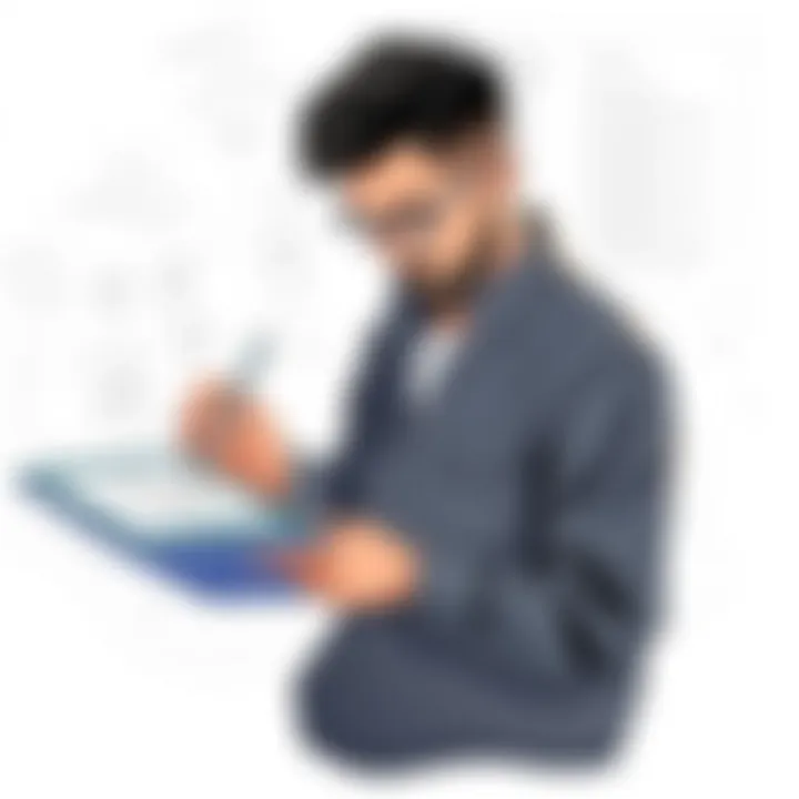 Artist Creating with Online Sketch Pad An artist illustrating creative concepts using an online sketch pad