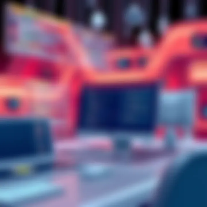 Illustration showcasing Knack Software's interface