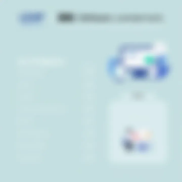 Comparison chart of Leap software and its competitors