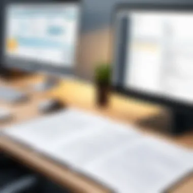 Organized Research References An interface showcasing literature management software with organized references