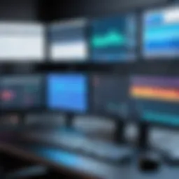 An overview of livecasting software interface showcasing various features.
