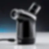 Stylish airbrush kit showcasing Luminess product features