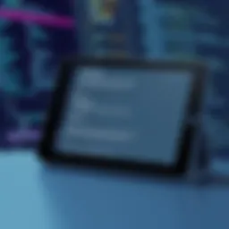 A meticulously organized digital to-do list displayed on a tablet