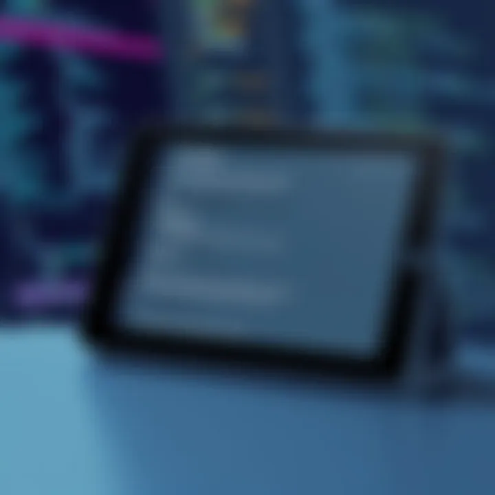 A meticulously organized digital to-do list displayed on a tablet