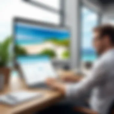 Client Satisfaction with Custom Itinerary A satisfied client reviewing a tailored travel itinerary