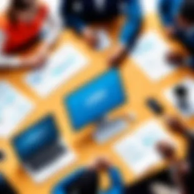 Collaboration in Nonprofit Operations Nonprofit team collaborating on CRM software