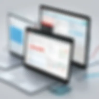 Donor Tracking in Quicken Visual representation of donor tracking features in Quicken