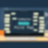 Visual representation of a mind map for Monday planning