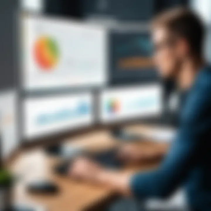 An athlete analyzing performance metrics with MyDartfish