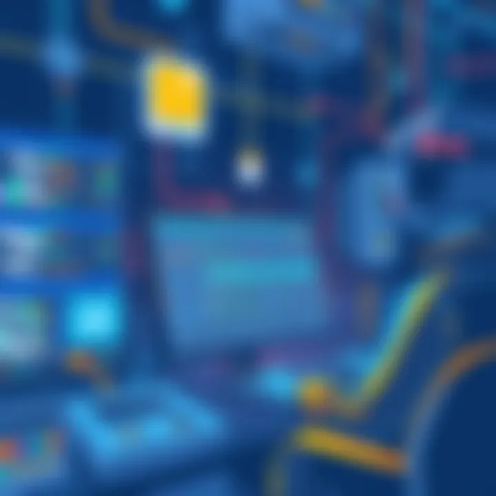 Illustration of seamless network management tools in use