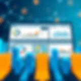 Network management dashboard showcasing real-time analytics