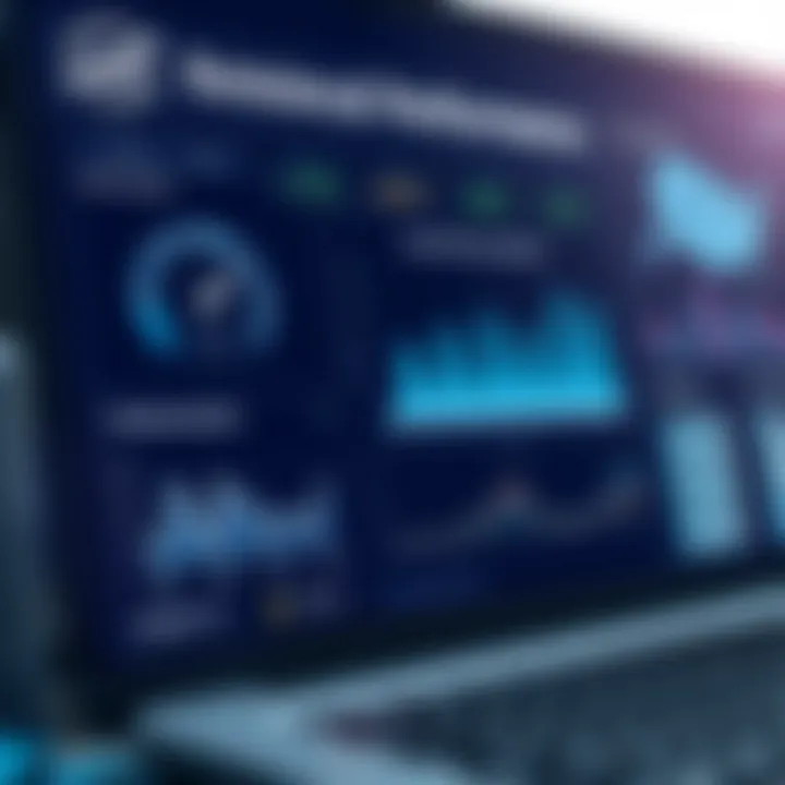 Performance metrics dashboard illustrating data retrieval speeds