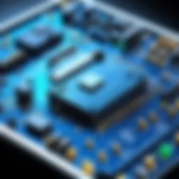 User interfacing with NI Circuit Simulator interface showcasing its layout