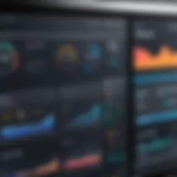 Towing software dashboard showcasing operational data