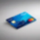 A detailed view of the PayPal Credit Card highlighting its design.