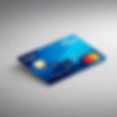 A detailed view of the PayPal Credit Card highlighting its design.