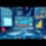 Visual representation of performance metrics analysis