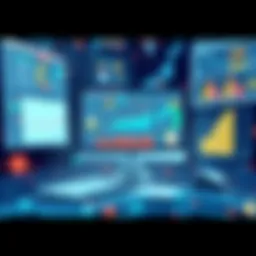 Visual representation of performance metrics analysis