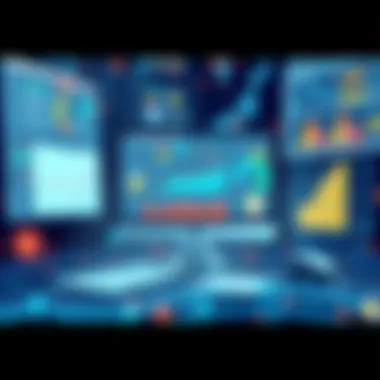 Visual representation of performance metrics analysis