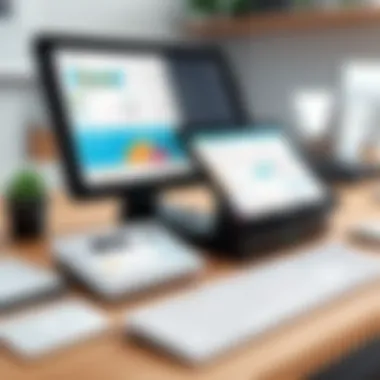 Innovative Features of Nonprofit POS Systems Modern POS system interface showing nonprofit functionalities