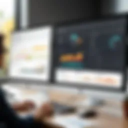Visual representation of Qualtrics dashboard