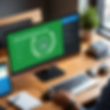 Implementing Security for Remote Access Illustration of security measures for protecting QuickBooks data