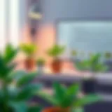 A user interface showcasing the Smart Plant Home App features