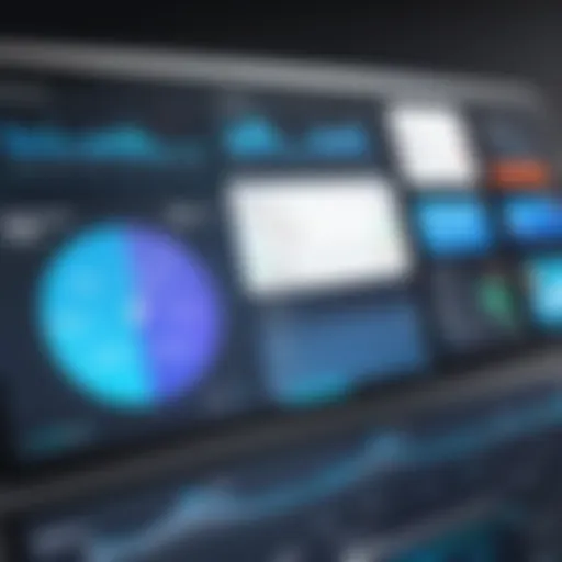 An overview of a social media dashboard displaying engagement metrics