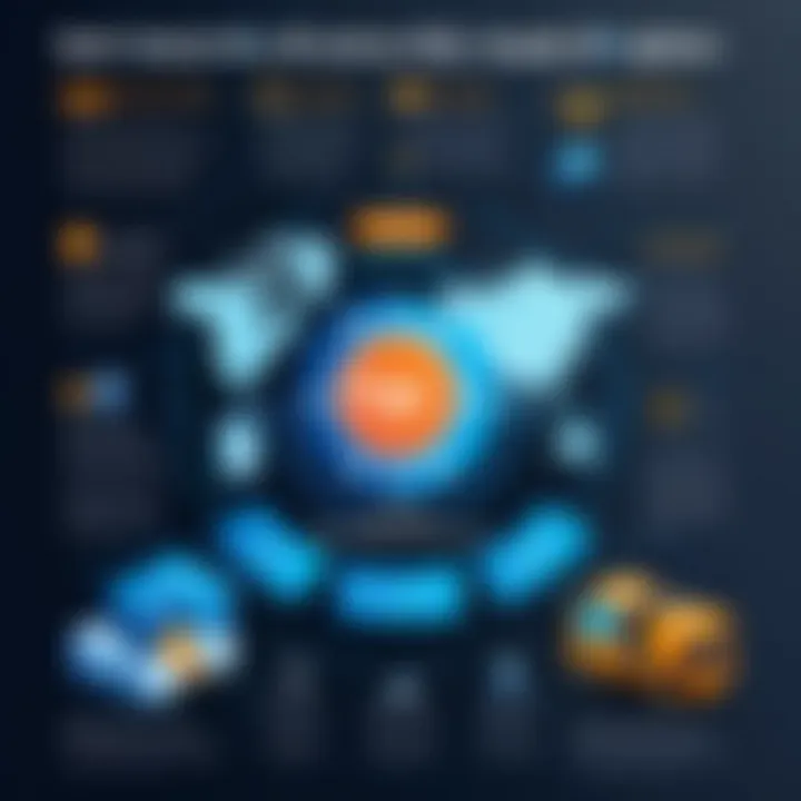 Infographic showcasing the benefits of SQL WMS for supply chain efficiency