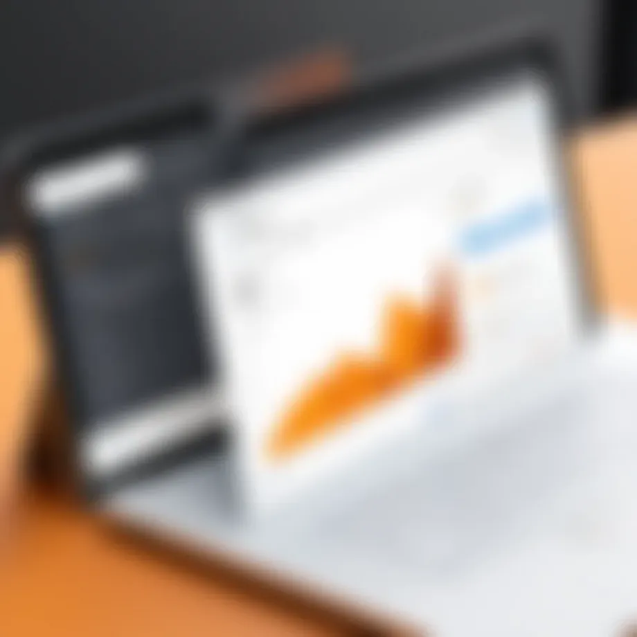 Visual representation of Google Analytics data integration