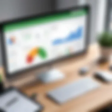An overview of QuickBooks dashboard showcasing its user-friendly interface.