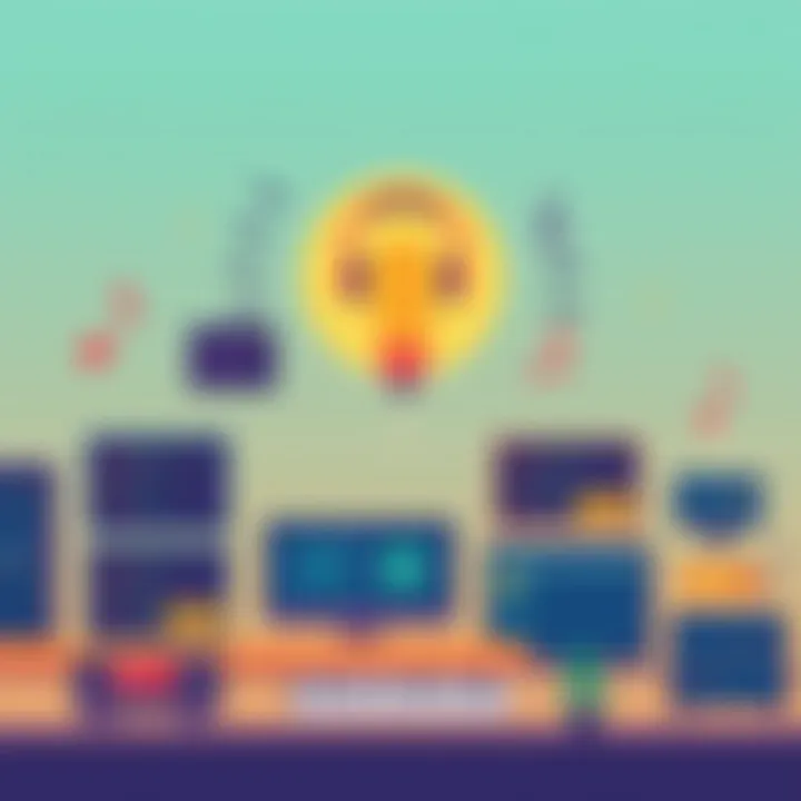 The Evolution of Hold Music in Customer Service A visual timeline depicting the evolution of hold music