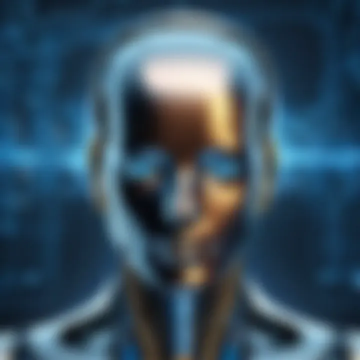 Illustration of AI applications in various industries