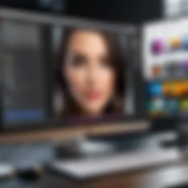 Photo Editing Software Overview An overview of popular photo editing software with user interface examples