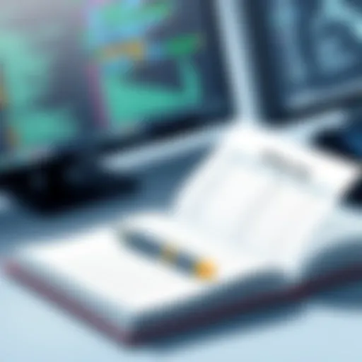 Manual mileage log book with pen