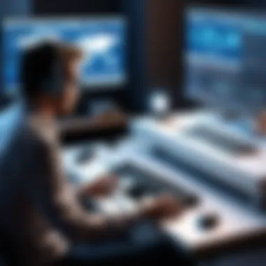 Collaboration in Media Production A visual representation of the collaboration between a composer and a director