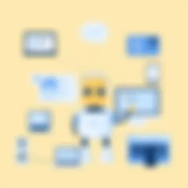 Use Cases of Intercom Bots A visual representation of different use cases for intercom bots across various industries.