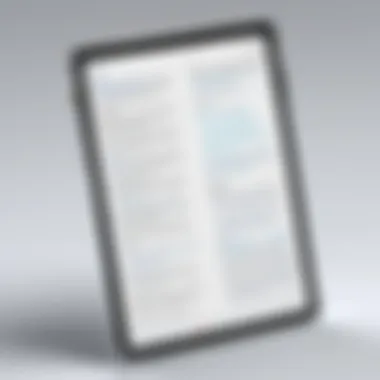 Customization Features in WritePad Screenshot of a user customizing features within the WritePad app.