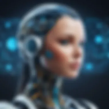 Artificial Intelligence in Customer Success Visualization of AI integration in customer success tools