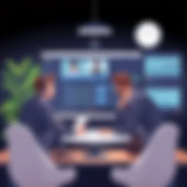 Team collaboration through video conferencing