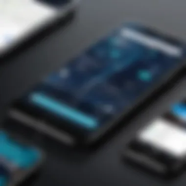 Key Features of the Uber Ride-Sharing App User interface of the Uber app showcasing key features