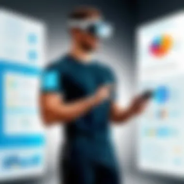 Advantages of Augmented Reality in Training An infographic detailing the advantages of augmented reality in training