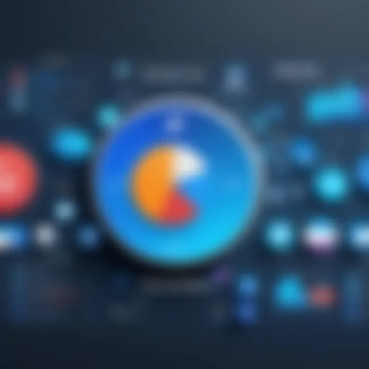 Visual representation of social media metrics