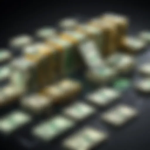 Diagram illustrating the flow of cash in a business