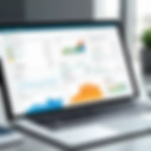 A visual representation of certified expense software interface showing financial data.