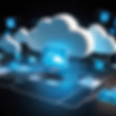 Future of Cloud Security Technology Conceptual graphic showcasing the future of cloud security technology