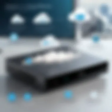 Infographic highlighting key features of Cloud DVR service