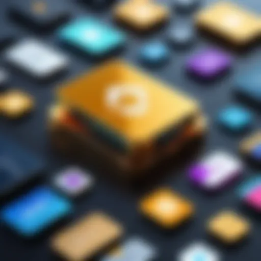 Visual representation of various crypto wallet types for businesses